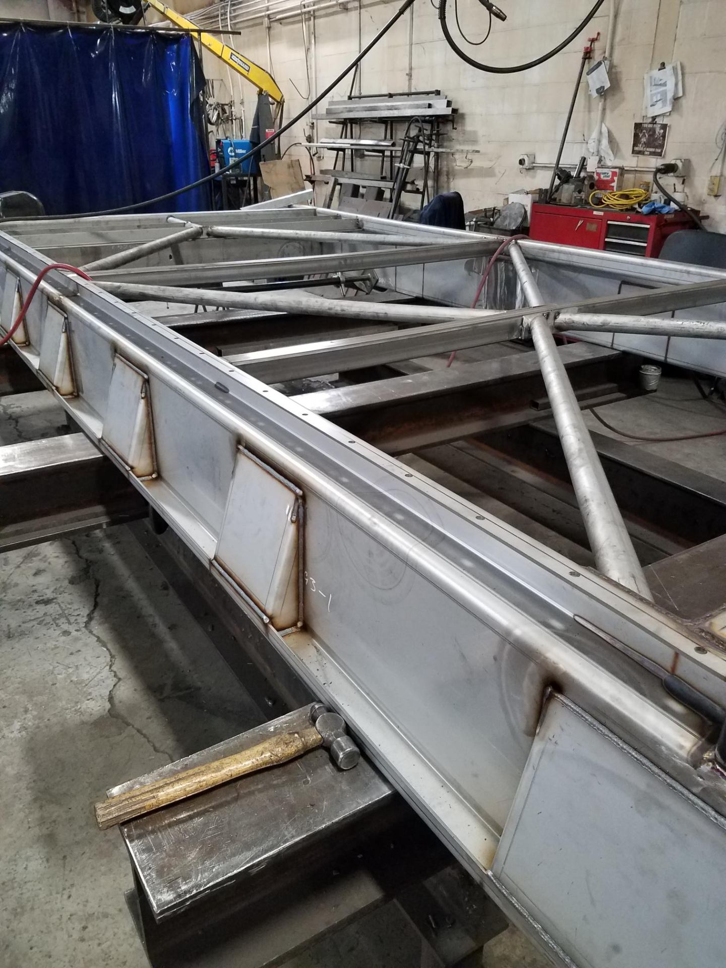 Stainless steel frame fabrication