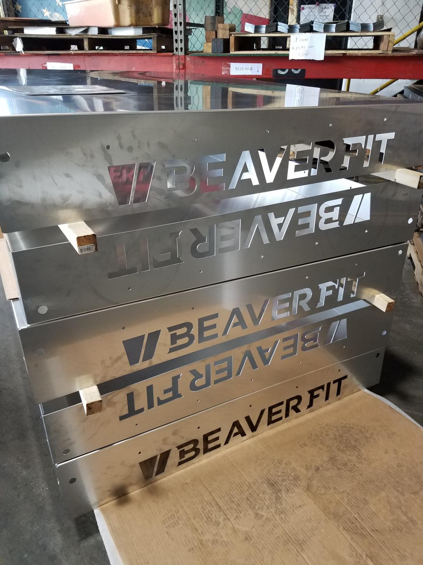BeaverFit branded panels