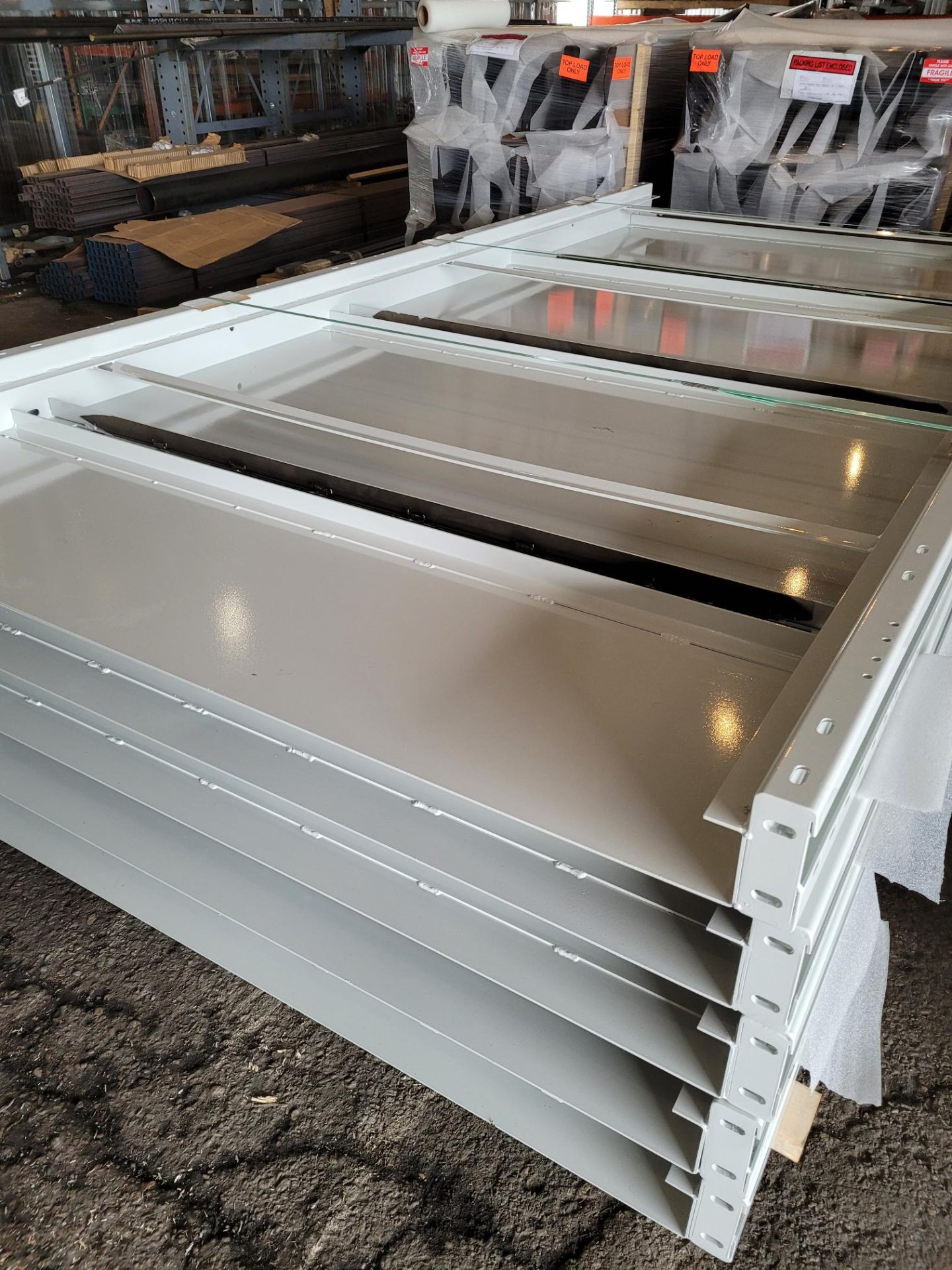 Powder coated panels