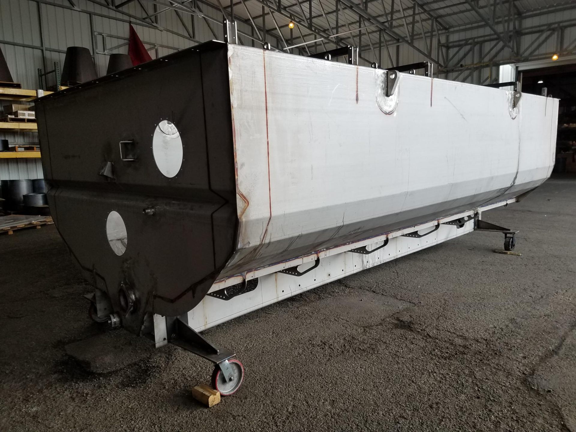 Large industrial hopper