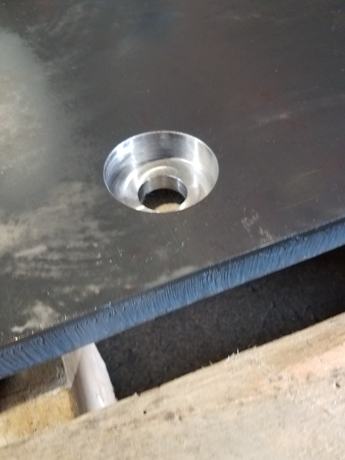 Precision machined countersink