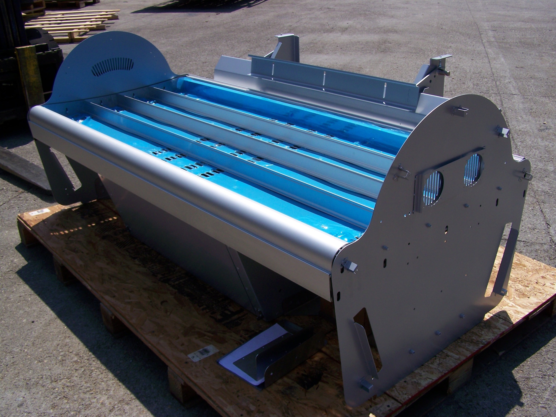 Finished viper bed assembly