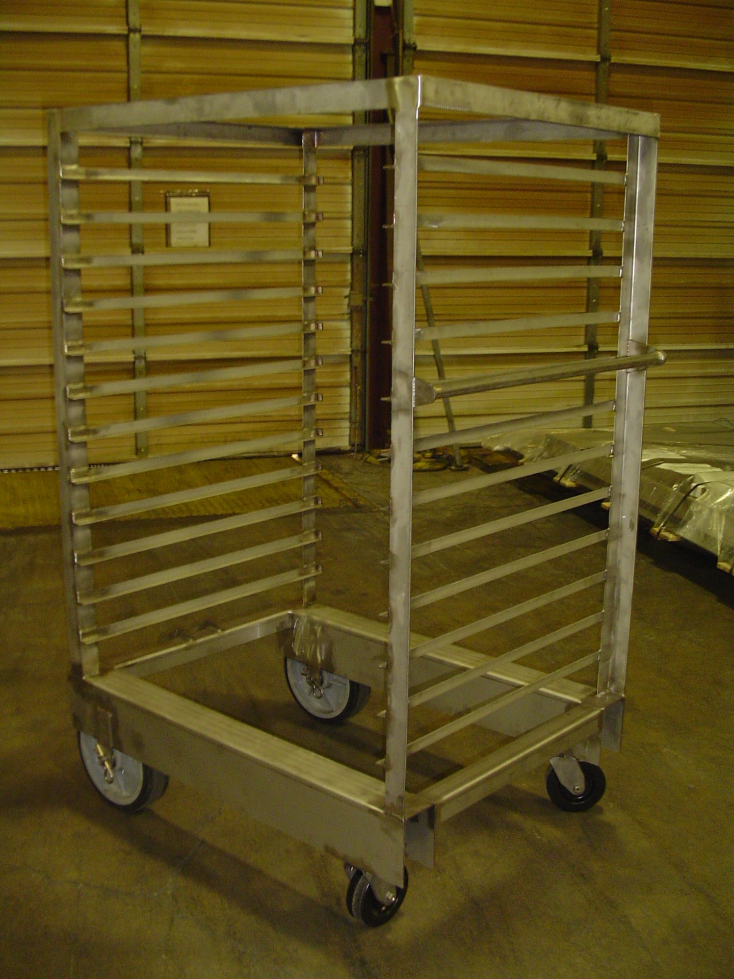 White Castle stainless steel meat rack